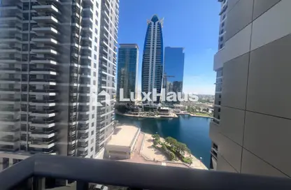 Apartment - 1 Bedroom - 2 Bathrooms for rent in Green Lakes Towers - JLT Cluster S - Jumeirah Lake Towers - Dubai