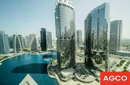 Office Space - Studio - 1 Bathroom for rent in Almas Tower - Lake Almas East - Jumeirah Lake Towers - Dubai