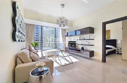 Apartment - 1 Bedroom - 2 Bathrooms for rent in Silverene Tower B - Silverene - Dubai Marina - Dubai