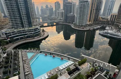 Apartment - 1 Bedroom - 2 Bathrooms for rent in Central Tower - Bay Central - Dubai Marina - Dubai