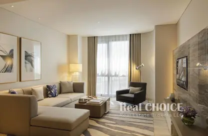 Living Room image for: Hotel  and  Hotel Apartment - 2 Bedrooms - 3 Bathrooms for rent in Al Bandar Rotana - Creek - Baniyas Road - Deira - Dubai, Image 1
