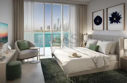 Apartment - 1 Bedroom - 2 Bathrooms for sale in Seapoint - EMAAR Beachfront - Dubai Harbour - Dubai