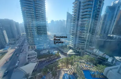 Apartment - 2 Bedrooms - 2 Bathrooms for rent in Al Habtoor Tower - Dubai Marina - Dubai