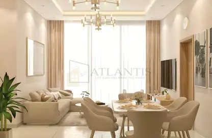 Living / Dining Room image for: Hotel  and  Hotel Apartment - Studio - 2 Bathrooms for sale in Al Liwan Building - Dubai Silicon Oasis - Dubai, Image 1