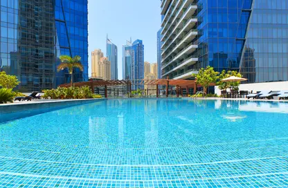 Apartment - 2 Bedrooms - 2 Bathrooms for rent in Silverene Tower A - Silverene - Dubai Marina - Dubai