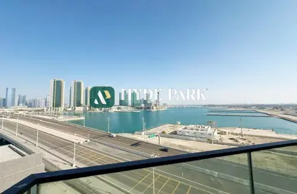 Apartment - 3 Bedrooms - 4 Bathrooms for rent in Water Front Tower B - Waterfront Residential Towers - Tourist Club Area - Abu Dhabi