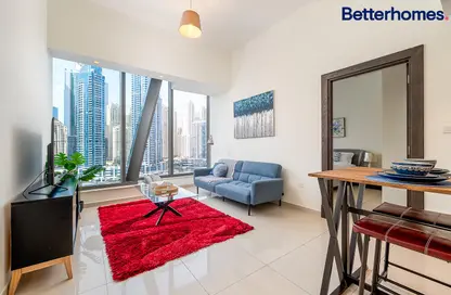 Apartment - 1 Bedroom - 2 Bathrooms for rent in Silverene Tower B - Silverene - Dubai Marina - Dubai