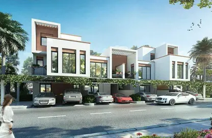 Townhouse - 4 Bedrooms - 3 Bathrooms for sale in Costa Brava 1 - Costa Brava at DAMAC Lagoons - Damac Lagoons - Dubai