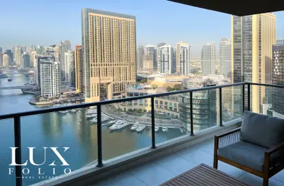 Apartment - 2 Bedrooms - 3 Bathrooms for rent in Marina Quays West - Marina Quays - Dubai Marina - Dubai