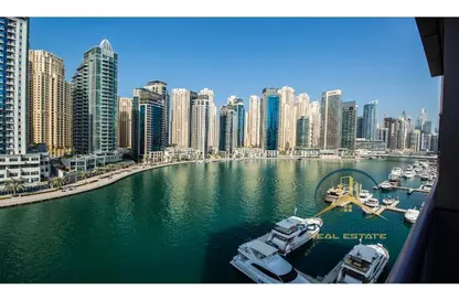 Apartment - 3 Bedrooms - 4 Bathrooms for rent in Ary Marina View Tower - Dubai Marina - Dubai