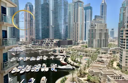 Apartment - 1 Bedroom - 1 Bathroom for rent in Al Habtoor Tower - Dubai Marina - Dubai