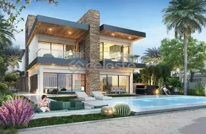 Villa - 3 Bedrooms - 4 Bathrooms for sale in Costa Brava at DAMAC Lagoons - Damac Lagoons - Dubai