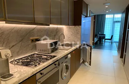 Apartment - 1 Bathroom for rent in Intercontinental Residences Business Bay - Business Bay - Dubai