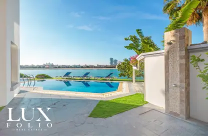 Villa - 5 Bedrooms - 6 Bathrooms for rent in Garden Homes Frond D - Garden Homes - Palm Jumeirah - Dubai