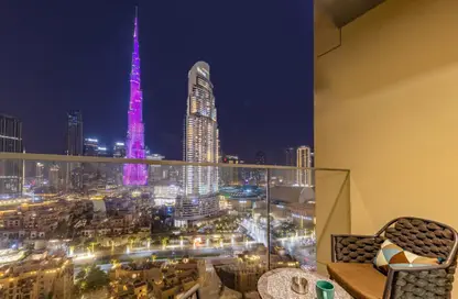 Apartment - 2 Bedrooms - 2 Bathrooms for rent in Burj Royale - Downtown Dubai - Dubai