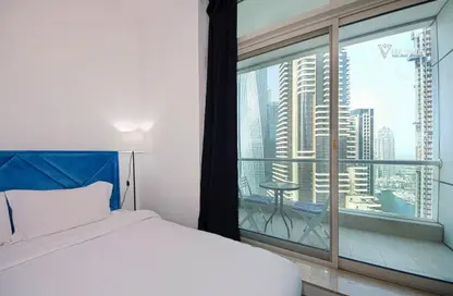 Apartment - 1 Bathroom for rent in Botanica Tower - Dubai Marina - Dubai