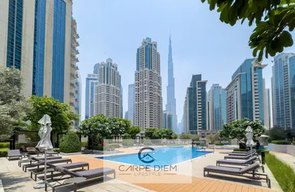 Apartment - 2 Bedrooms - 3 Bathrooms for rent in Vida Residence Downtown - Downtown Dubai - Dubai