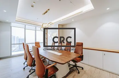 Office Space - Studio - 1 Bathroom for rent in Marina Plaza - Dubai Marina - Dubai