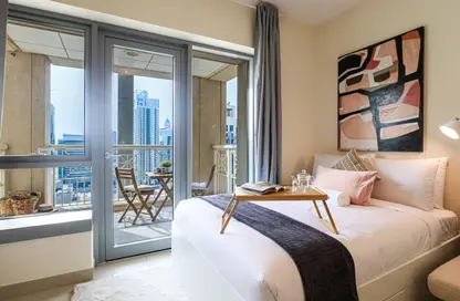 صورة لـ غرفة- غرفة النوم شقة - 1 حمام للايجار في 29-2 برج  بوليفارد - برج بوليفارد 29 - دبي وسط المدينة - دبي ، صورة رقم 1