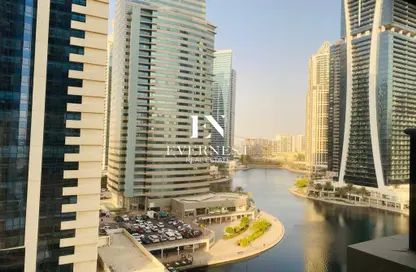 Apartment - 1 Bedroom - 2 Bathrooms for rent in Green Lakes Towers - JLT Cluster S - Jumeirah Lake Towers - Dubai