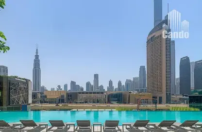 Apartment - 2 Bedrooms - 3 Bathrooms for rent in Downtown Views II Tower 1 - Downtown Views II - Downtown Dubai - Dubai