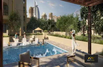 Apartment - 3 Bedrooms - 4 Bathrooms for sale in Riwa - Madinat Jumeirah Living - Umm Suqeim - Dubai