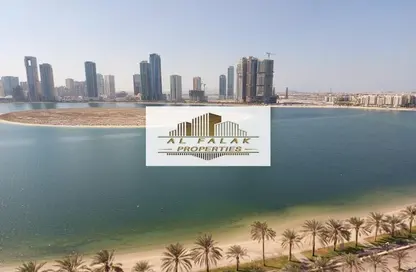 Apartment - 3 Bedrooms - 4 Bathrooms for rent in Beach Tower 1 - Al Khan Lagoon - Al Khan - Sharjah