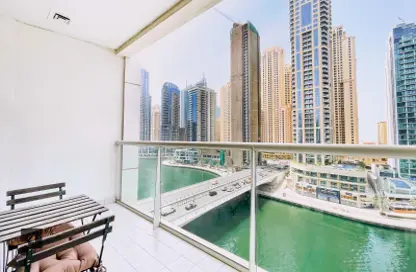 Apartment - 1 Bedroom - 1 Bathroom for rent in Marina View Tower B - Marina View - Dubai Marina - Dubai