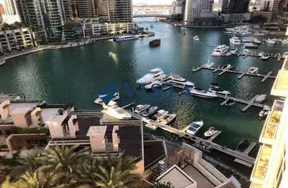 Apartment - 1 Bedroom - 2 Bathrooms for rent in Al Habtoor Tower - Dubai Marina - Dubai