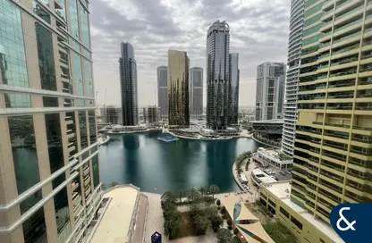 Apartment - 3 Bedrooms - 4 Bathrooms for rent in Global Lake View - JLT Cluster E - Jumeirah Lake Towers - Dubai