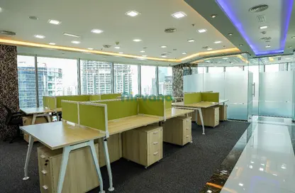 Office Space - Studio - 1 Bathroom for rent in The Binary Tower - Business Bay - Dubai