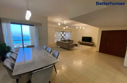 Apartment - 3 Bedrooms - 4 Bathrooms for rent in Rimal 4 - Rimal - Jumeirah Beach Residence - Dubai