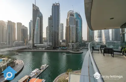 Apartment - 3 Bedrooms - 4 Bathrooms for rent in Marinascape Oceanic - Trident Marinascape - Dubai Marina - Dubai