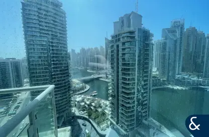 Apartment - 2 Bedrooms - 2 Bathrooms for rent in Al Habtoor Tower - Dubai Marina - Dubai