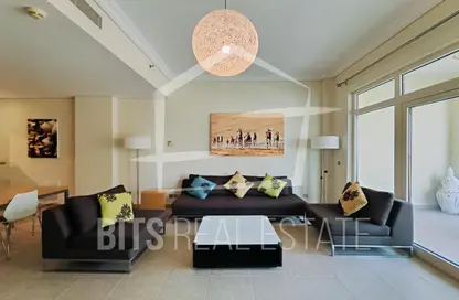 Apartment - 1 Bedroom - 2 Bathrooms for rent in Al Das - Shoreline Apartments - Palm Jumeirah - Dubai