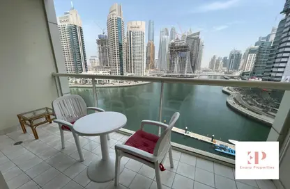 Apartment - 1 Bedroom - 2 Bathrooms for rent in Marina View Tower B - Marina View - Dubai Marina - Dubai