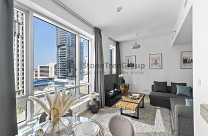 Apartment - 1 Bedroom - 1 Bathroom for rent in Sanibel Tower - Park Island - Dubai Marina - Dubai