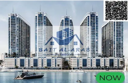 Apartment - 2 Bedrooms - 3 Bathrooms for sale in Ajman Creek Towers - Al Rashidiya 1 - Al Rashidiya - Ajman