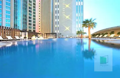 Apartment - 1 Bedroom - 2 Bathrooms for rent in Capital Plaza Tower C - Capital Plaza - Corniche Road - Abu Dhabi