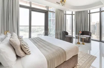شقة - 2 غرف نوم - 3 حمامات للايجار في فندق ومساكن برج باراماونت - الخليج التجاري - دبي
