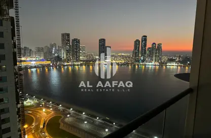 Apartment - 2 Bedrooms - 4 Bathrooms for rent in Al Ghazal Tower - Al Khan Lagoon - Al Khan - Sharjah