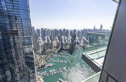 Apartment - 3 Bedrooms - 5 Bathrooms for rent in Damac Heights - Dubai Marina - Dubai