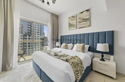 Apartment - 1 Bathroom for rent in Marina View Tower A - Marina View - Dubai Marina - Dubai