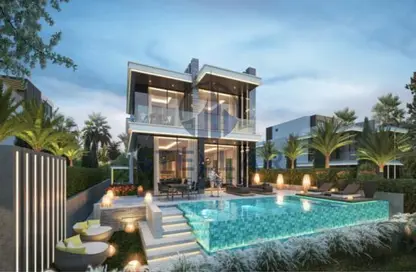 Townhouse - 5 Bedrooms - 6 Bathrooms for sale in Costa Brava 1 - Costa Brava at DAMAC Lagoons - Damac Lagoons - Dubai