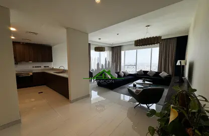 Apartment - 2 Bedrooms - 4 Bathrooms for sale in Palm View - Dubai Media City - Dubai