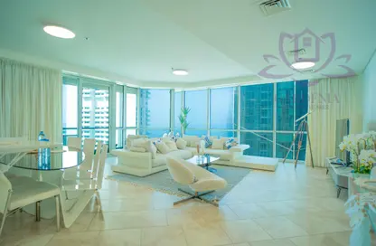 Apartment - 3 Bedrooms - 5 Bathrooms for rent in Al Fattan Marine Towers - Jumeirah Beach Residence - Dubai