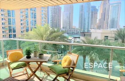 Apartment - 2 Bedrooms - 2 Bathrooms for rent in Al Yass Tower - Emaar 6 Towers - Dubai Marina - Dubai