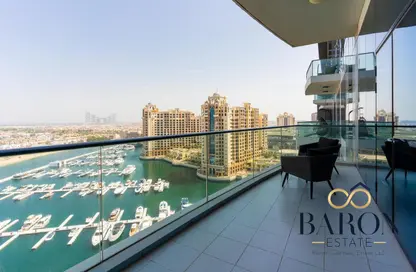 Apartment - 1 Bedroom - 2 Bathrooms for rent in Oceana Pacific - Oceana - Palm Jumeirah - Dubai