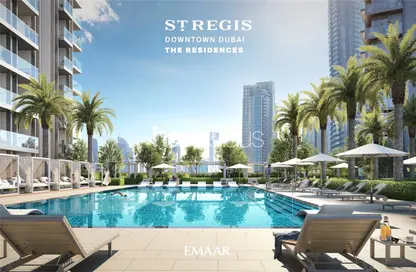 Apartment - 2 Bedrooms - 2 Bathrooms for sale in St Regis The Residences - Burj Khalifa Area - Downtown Dubai - Dubai