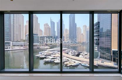 Apartment - 1 Bedroom - 2 Bathrooms for rent in Silverene Tower B - Silverene - Dubai Marina - Dubai